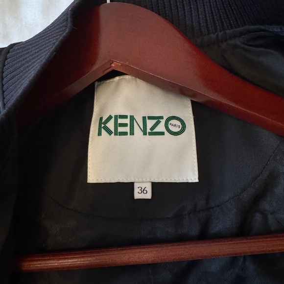 Kenzo Nylon Jacket (Mid Length) in Black - Picture 3 of 3